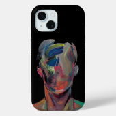 faceless painting aesthetic phone case (Rückseite)