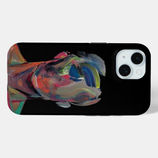 faceless painting aesthetic phone case (Rückseite (Horizontal))