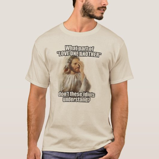 Facepalm Jesus Meme, You Make Jesus Sad T-Shirt (Vorderseite)