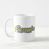 Facepalm Kaffeetasse (Links)