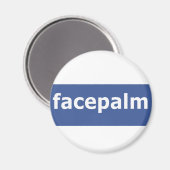 Facepalm Magnet (Vorderseite/Rückseite)