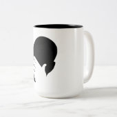 Facepalm-Mem Zweifarbige Tasse (VorderseiteRechts)