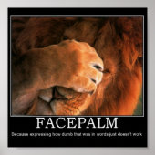 Facepalm Poster (Vorne)