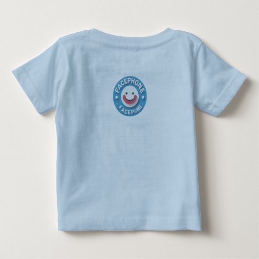 Facephone Smiley Logo T - Shirt (Rückseite)