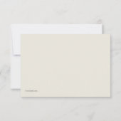 Faces Dankeschön-Karte Dankeskarte (Rückseite)