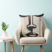 faces - Gesichter Kissen (Stuhl )