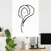 "Faces" JTG Art Poster (Heimbüro)