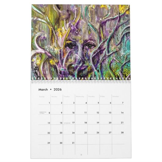 Faces-Kalender Kalender (Mär 2026)