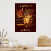 Faces of Africa - Limited Edition Collosal Poster (Küche)