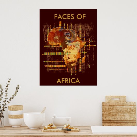 Faces of Africa - Limited Edition Collosal Poster (Küche)