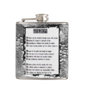 Faces of Sin Flachmann (Vorderseite)