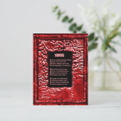 Faces of Sin Postkarte (Stehend Vorderseite)