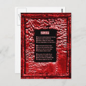 Faces of Sin Postkarte (Vorne/Hinten)