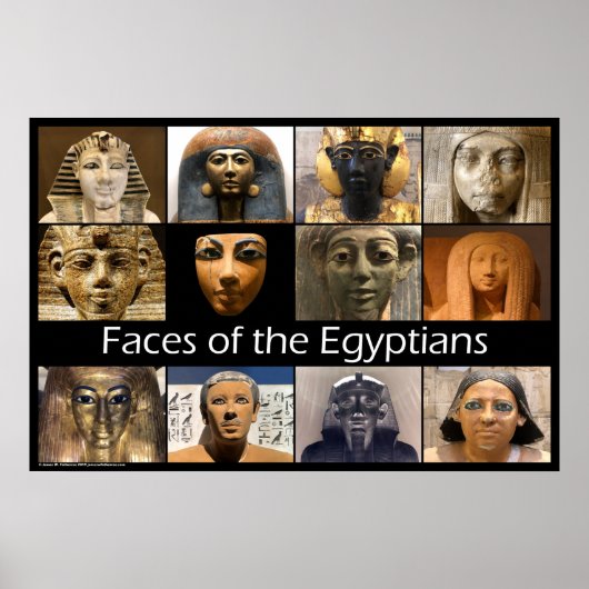 Faces of the Egyptians Poster (Vorne)