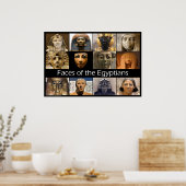 Faces of the Egyptians Poster (Küche)
