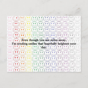 Faces Postcard Postkarte