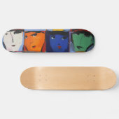 Faces Skateboard (Horizontal)