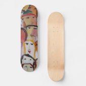 Faces Skateboard (Vorderseite)
