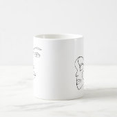 Faces-T - Shirt Kaffeetasse (Mittel)