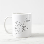Faces-T - Shirt Kaffeetasse (Links)