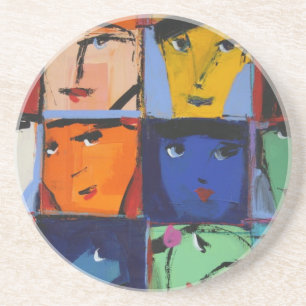 Faces-Untersetzer Untersetzer