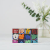 Faces-Visitenkarte Visitenkarte (Stehend Vorderseite)