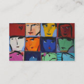 Faces-Visitenkarte Visitenkarte (Rückseite)