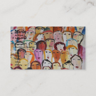 Faces-Visitenkarte Visitenkarte