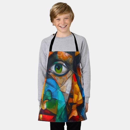 Faces we know schürze (Getragen)