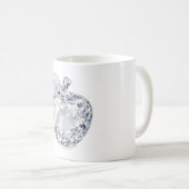 Faceted Crystal Apple Mug Kaffeetasse (VorderseiteRechts)
