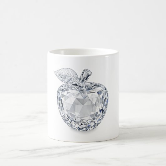 Faceted Crystal Apple Mug Kaffeetasse (Mittel)