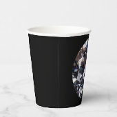 Faceted Elegance Diamond Gem Image Paper Cups Pappbecher (Rechts)