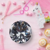 Faceted Elegance Diamond Gem Image Paper Teller (Party)