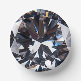 Faceted Elegance Diamond Gem Image Paper Teller