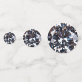 Faceted Elegance Diamond Image Konfetti (Vorderseiten)