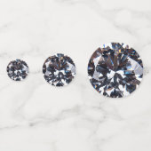 Faceted Elegance Diamond Image Konfetti (Rückseiten)