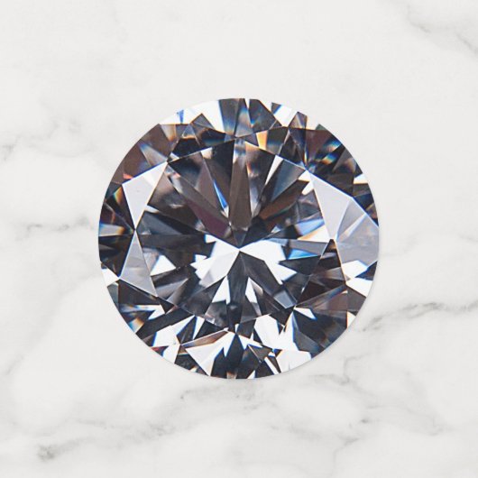 Faceted Elegance Diamond Image Konfetti (Klein Vorderseite)