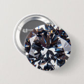 Faceted Elegant Diamond Gem Image Button (Vorne & Hinten)