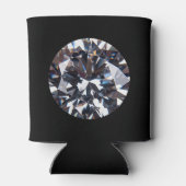 Faceted Elegant Diamond Gem Image Dosenkühler (Rückseite)