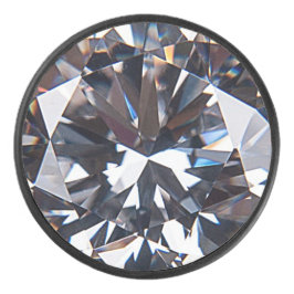 Faceted Elegant Diamond Gem Image Eishockey Puck