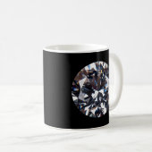 Faceted Elegant Diamond Gem Image Kaffeetasse (VorderseiteRechts)