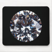 Faceted Elegant Diamond Gem Image Mousepad (Vorne)