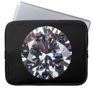 Faceted Elegant Diamond Gem Laptopschutzhülle