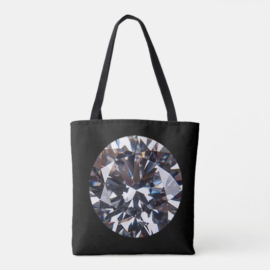 Faceted Elegant Diamond Gem Tasche (Rückseite)