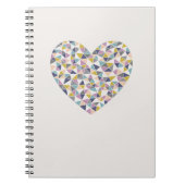 Faceted Heart Journal Notizblock (Vorderseite)