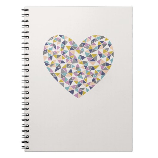 Faceted Heart Journal Notizblock (Vorderseite)