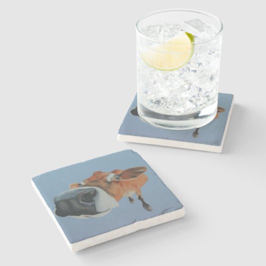 "Facetime Steinuntersetzer (Seitenansicht)