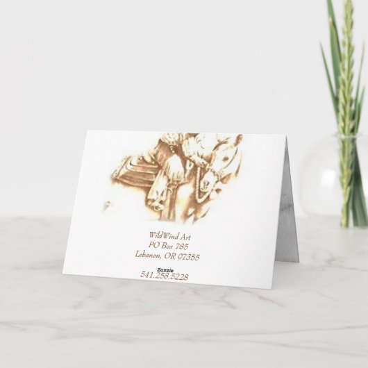 "Fach der Träume" Schlaffoal-Grußkarte Karte (Rückseite)