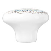 Fach-/Kabinett-Griff - Jane Austen-Zeitraum-Dramen Keramikknauf (Seitenansicht)