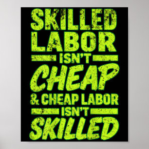Facharbeit ist nicht billig und billige Arbeit ist Poster
